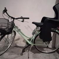 Bici con seggiolino Bimbi