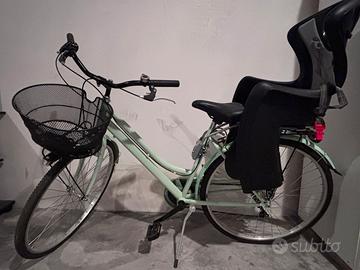 Bici con seggiolino Bimbi