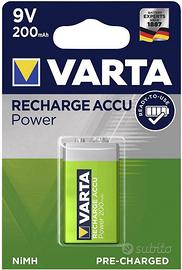 Varta Accu NiMH ricaricabile, 200 mAh, 9 V