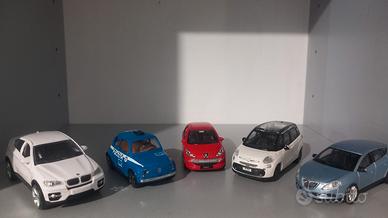 LOTTO N.5 1/43 FIAT POLIZIA BMW LANCIA PEUGEOT 