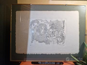 “Serigrafia firmata G.Borello 8/40 