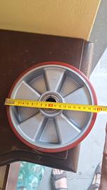 Ruote alluminio Vulkolan d.200 mm 