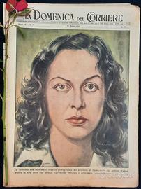 La Domenica del Corriere 16 marzo 1952 Pompei