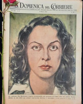 La Domenica del Corriere 16 marzo 1952 Pompei