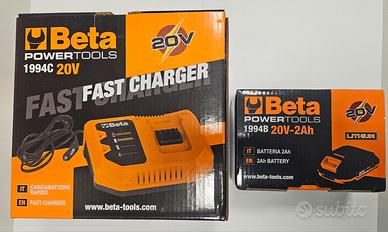 BETA carica batteria e batteria 20V