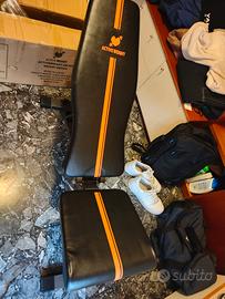 Panca homegym pieghevole e regolabile fino a 90°