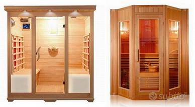 Sauna finlandese o infrarossi diverse misure NUOVA