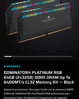 Corsair Dominator Platinum DDR5 64Gb