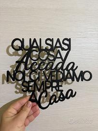 Decorazione da parete wall art casa love famiglia