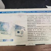 KIT MONITOR CON TELECAMERA PER IMMAGINI SPECULARI