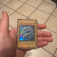 Drago bianco occhi blu carta yu-gi-oh! Rara