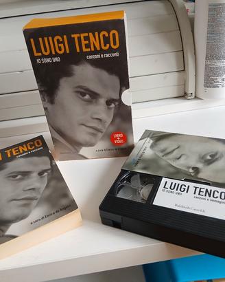 luigi tenco cofanetto vhs + libro