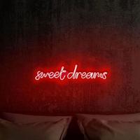 Led sweet dreams scritta rossa