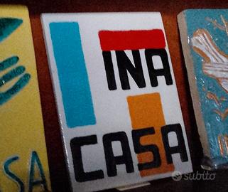 TARGA CERAMICA PIANO INA CASA 1950 VINTAGE