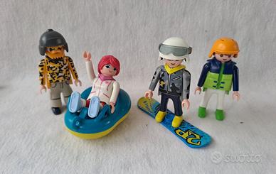 playmobil 9284 9286 sciatori family fun