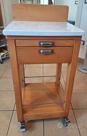 Carrello cucina in legno