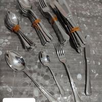 Posate in acciaio inox da 12 persone 🍴🥄