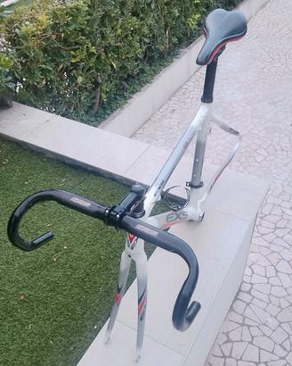 telaio carbonio bici corsa o scatto fisso