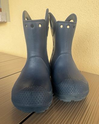 Stivali crocs blu