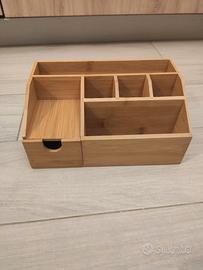 porta trucchi bamboo