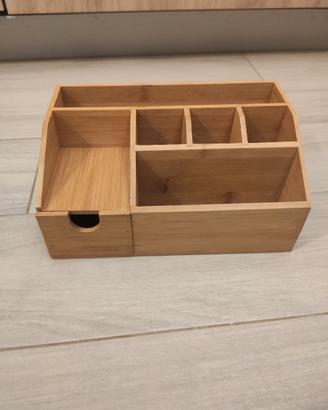 porta trucchi bamboo