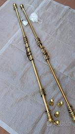 Pali tende in ottone