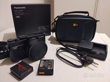 fotocamera Panasonic Lumix LX100 + batterie +borsa
