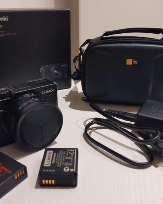 fotocamera Panasonic Lumix LX100 + batterie +borsa