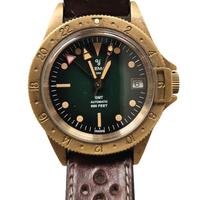 Yema Superman Heritage 41mm GMT Bronze verde 