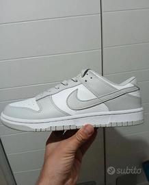 Nike Dunk Low Grigie e Bianche 41 Nuove