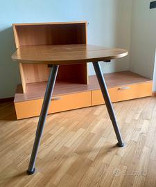 Mobili camera legno/arancione