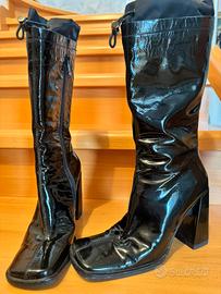Stivaletto nero vernice Mis.36