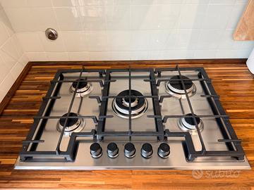 Piano cottura a gas 5 fuochi