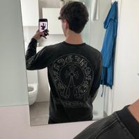 Maglia Chrome Hearts diamanti