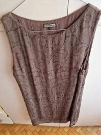 Vestito Maliparmi di seta e paiellettes taglia 42