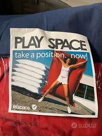 Poltrona sacco Respace rossa