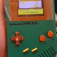 Gameboy verde dmg ips con batteria a litio