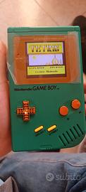 Gameboy verde dmg ips con batteria a litio