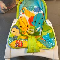 Poltroncina sedia a dondolo Fisher Price