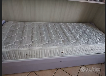 giroletto legno lilla letto singolo