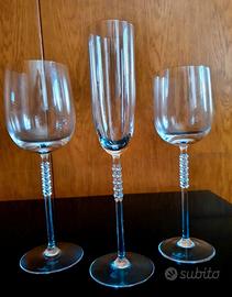 bicchieri Rosenthal in cristallo prima linea 