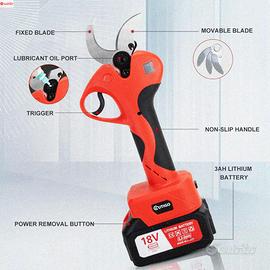 OUTIGO Forbici Potatura Elettriche con 2x3000mAh B