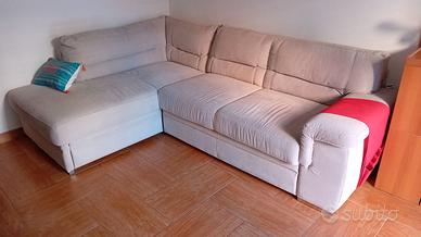 Divano  angolare con penisola