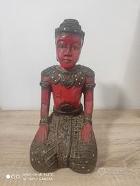 Statua Buddha thep Phanom Thailandese vintage