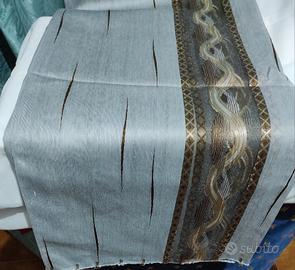 tessuto tenda semi trasparente con strisce 