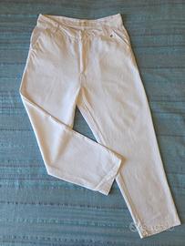 Pantaloni bianchi Camomilla in Lino