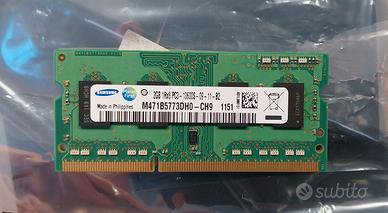RAM SAMSUNG DDR3 PC3 2GB 10600 SO-DIMM