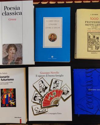 Lotto 20 Libri Letteratura Italiana, Poesia ...