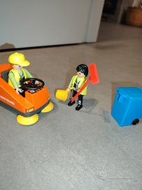 Playmobil City Spazzatrice Stradale e Netturbini