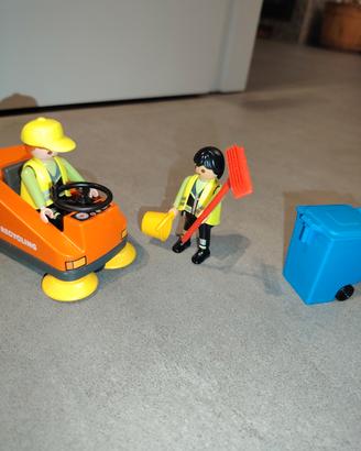 Playmobil City Spazzatrice Stradale e Netturbini